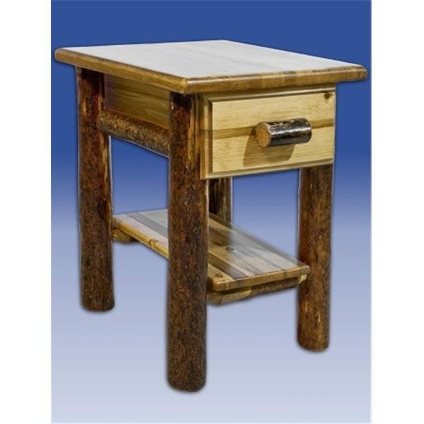 Montana Woodworks Montana Woodworks MWGCND Glacier Country Nightstand with Drawer and Shelf MWGCND